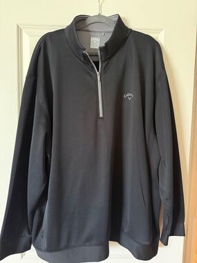 Callaway Black Quarter-Zip Performance Pullover